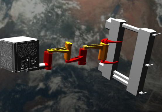 Robotic In-Space Assembly with Arm-Augmented Cubesats